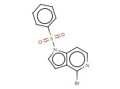 1-(PHENYLSULFONYL)-4-BROMO-5-<span class='lighter'>AZAINDOLE</span>