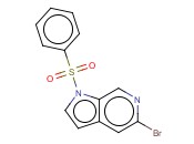 5-BROMO-1-(PHENYLSULFONYL)-6-<span class='lighter'>AZAINDOLE</span>