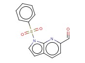 1-(PHENYLSULPHONYL)-7-<span class='lighter'>AZAINDOLE</span>-6-CARBALDEHYDE