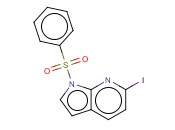 1-(PHENYLSULPHONYL)-6-IODO-7-<span class='lighter'>AZAINDOLE</span>