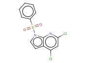 1-(PHENYLSULFONYL)-4,6-DICHLORO-7-<span class='lighter'>AZAINDOLE</span>