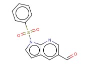 1-(PHENYLSULFONYL)-7-<span class='lighter'>AZAINDOLE</span>-5-CARBALDEHYDE