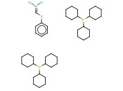 双(三环己基<span class='lighter'>磷</span>)[(<span class='lighter'>苯基</span>硫)亚甲基]钌(II)<span class='lighter'>二</span>氯