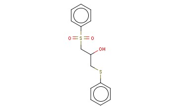 1-(PHENYLSULFANYL)-3-(PHENYLSULFONYL)-2-<span class='lighter'>PROPANOL</span>