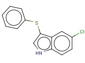 5-<span class='lighter'>氯</span>-3-(苯基硫代)-<span class='lighter'>吲哚</span>