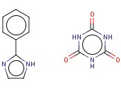 1,3,5-TRIAZINE-2,4,6(1H,3H,5H)-TRIONE, COMPOUND WITH 2-PHENYL-1H-IMIDAZOLE
