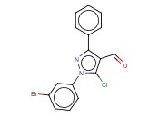 1-(3-BROMOPHENYL)-5-CHLORO-3-PHENYL-1H-PYRAZOLE-4-CARBOXALDEHYDE