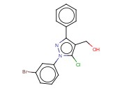 1-(3-BROMOPHENYL)-5-CHLORO-3-PHENYL-1H-PYRAZOLE-4-METHANOL