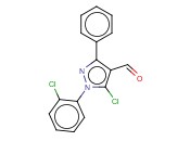 5-CHLORO-1-(2-CHLOROPHENYL)-3-PHENYL-1H-PYRAZOLE-4-CARBOXALDEHYDE