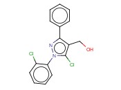 5-CHLORO-1-(2-CHLOROPHENYL)-3-PHENYL-1H-PYRAZOLE-4-METHANOL