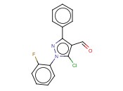 5-CHLORO-1-(2-FLUOROPHENYL)-3-PHENYL-1H-PYRAZOLE-4-CARBOXALDEHYDE