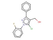 5-CHLORO-1-(2-FLUOROPHENYL)-3-PHENYL-1H-PYRAZOLE-4-METHANOL