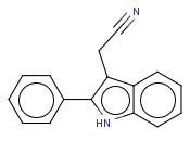 2-苯基<span class='lighter'>吲哚</span>-3-乙晴