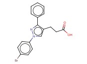 1-(4-<span class='lighter'>溴</span>苯基)-3-苯基<span class='lighter'>吡唑</span>-4-丙酸