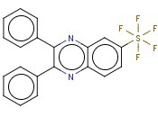 2,3-DIPHENYL-6-(PENTAFLUOROSULFANYL)QUINOXALINE