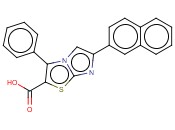 6-(2-NAPHTHALENYL)-3-PHENYL-IMIDAZO[2,1-B]THIAZOLE-2-CARBOXYLIC ACID