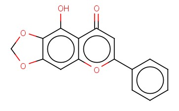 <span class='lighter'>5-HYDROXY-6,7-METHYLENEDIOXYFLAVONE</span>