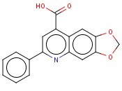 1,3-DIOXOLO[4,5-G]QUINOLINE-8-CARBOXYLIC ACID, 6-PHENYL-