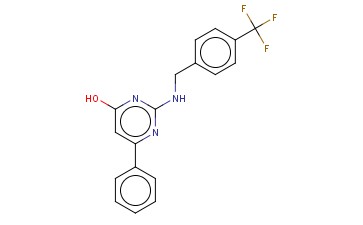 6-PHENYL-2-(4-TRIFLUOROMETHYL-BENZYLAMINO)-PYRIMIDIN-4-OL