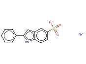 <span class='lighter'>SODIUM</span> 2-PHENYLINDOLE-5-SULFONATE