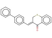 4H-1-BENZOTHIOPYRAN-4-ONE, 2,3-DIHYDRO-3-((1,1'-BIPHENYL)-4-YLMETHYLENE)-, (Z)-