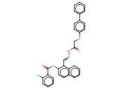 1-(2-(((1,1'-BIPHENYL)-4-YLOXY)AC)CARBOHYDRAZONOYL)-2-NAPHTHYL <span class='lighter'>2-CHLOROBENZOATE</span>