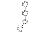 4-(4-BIPHENYLYL)-2-(<span class='lighter'>2-PYRIDYL</span>)THIAZOLE