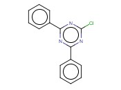 2-CHLORO-4,6-DIPHENYL-<span class='lighter'>1,3,5-TRIAZINE</span>