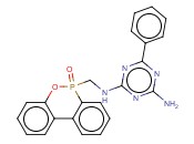 N-[(10-<span class='lighter'>氧</span>代-9,10-<span class='lighter'>二</span>氢-9-<span class='lighter'>氧</span>杂-10-<span class='lighter'>磷</span>杂菲-10-基)甲基]-6-<span class='lighter'>苯基</span>-1,3,5-三嗪-2,4-<span class='lighter'>二</span>胺