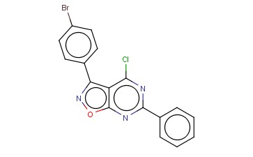 3-(4-BROMOPHENYL)-4-CHLORO-6-PHENYLISOXAZOLO[5,4-D]PYRIMIDINE