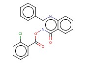 (4-OXO-2-PHENYLQUINAZOLIN-3-YL)-<span class='lighter'>2-CHLOROBENZOATE</span>