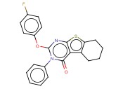 2-(4-FLUOROPHENOXY)-3-PHENYL-5,6,7,8-TETRAHYDROBENZO[4,5]THIENO[2,3-D]PYRIMIDIN-4(3H)-ONE