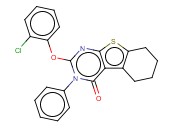 2-(2-CHLOROPHENOXY)-3-PHENYL-5,6,7,8-TETRAHYDROBENZO[4,5]THIENO[2,3-D]PYRIMIDIN-4(3H)-ONE