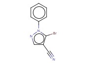 5-<span class='lighter'>溴</span>-1-苯基-1H-<span class='lighter'>吡唑</span>-4-甲腈