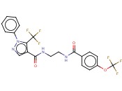1-苯基-N-[2-[[4-(<span class='lighter'>三</span><span class='lighter'>氟</span><span class='lighter'>甲</span>氧基)<span class='lighter'>苯</span><span class='lighter'>甲</span><span class='lighter'>酰</span>]氨基]乙基]-5-(<span class='lighter'>三</span><span class='lighter'>氟</span><span class='lighter'>甲基</span>)-1H-吡唑-4-甲酰胺
