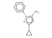 3-CYCLOPROPYL-1-PHENYL-1H-<span class='lighter'>PYRAZOL</span>-5-AMINE