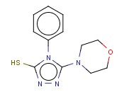 5-<span class='lighter'>吗</span><span class='lighter'>啉</span>-4-<span class='lighter'>基</span>-4-苯基-4H-1,2,4-噻唑-3-硫醇