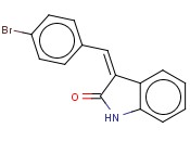 2H-INDOL-2-ONE, 3-[(4-BROMOPHENYL)METHYLENE]-1,3-DIHYDRO-
