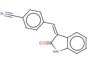 4-[(1,2-DIHYDRO-2-OXO-3H-INDOL-3-YLIDENE)METHYL]-BENZONITRILE