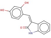 2H-INDOL-2-ONE, 3-[(2,4-DIHYDROXYPHENYL)METHYLENE]-1,3-DIHYDRO-