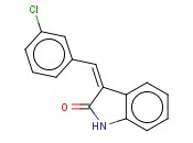 2H-INDOL-2-ONE, 3-[(3-CHLOROPHENYL)METHYLENE]-1,3-DIHYDRO-