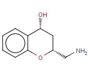 2H-1-BENZOPYRAN-4-OL, 2-(AMINOMETHYL)-3,4-DIHYDRO-, (2R,4R)-