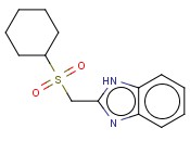 2-[(CYCLOHEXYLSULFONYL)METHYL]-1H-BENZIMIDAZOLE