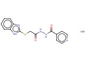 2-(1H-BENZIMIDAZOL-2-YLTHIO)-N'-ISONICOTINOYLACETOHYDRAZIDE <span class='lighter'>HYDROBROMIDE</span>