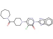 3(2H)-哒嗪酮,2-(1H-<span class='lighter'>苯并咪唑</span>-2-基)-4-<span class='lighter'>氯</span>-5-[4-[(六氢-1H-吖庚英-1-基)羰基]-1-哌啶基]-