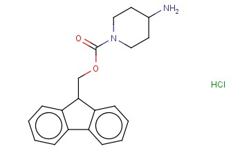 <span class='lighter'>4-AMINO-1-N-FMOC-PIPERIDINE</span> <span class='lighter'>HYDROCHLORIDE</span>