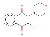 2-<span class='lighter'>氯</span>-3-吗啉-1,4-萘<span class='lighter'>醌</span>