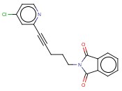 2-[5-(4-CHLORO-2-PYRIDINYL)-4-PENTYN-1-YL]-1H-ISOINDOLE-1,3(2H)-DIONE