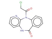 5,11-DIHYDRO-11-CHLORO<span class='lighter'>ACETYL</span>-6H-PYRIDO[2,3-B][1,4]BENZODIAZEPINE-6-ONE
