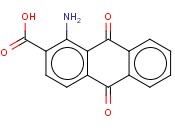 1-氨基<span class='lighter'>蒽</span><span class='lighter'>醌</span>-2-羧酸